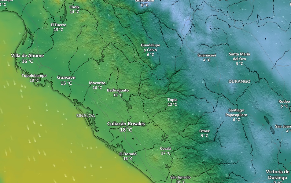 clima en sinaloa y mexico
