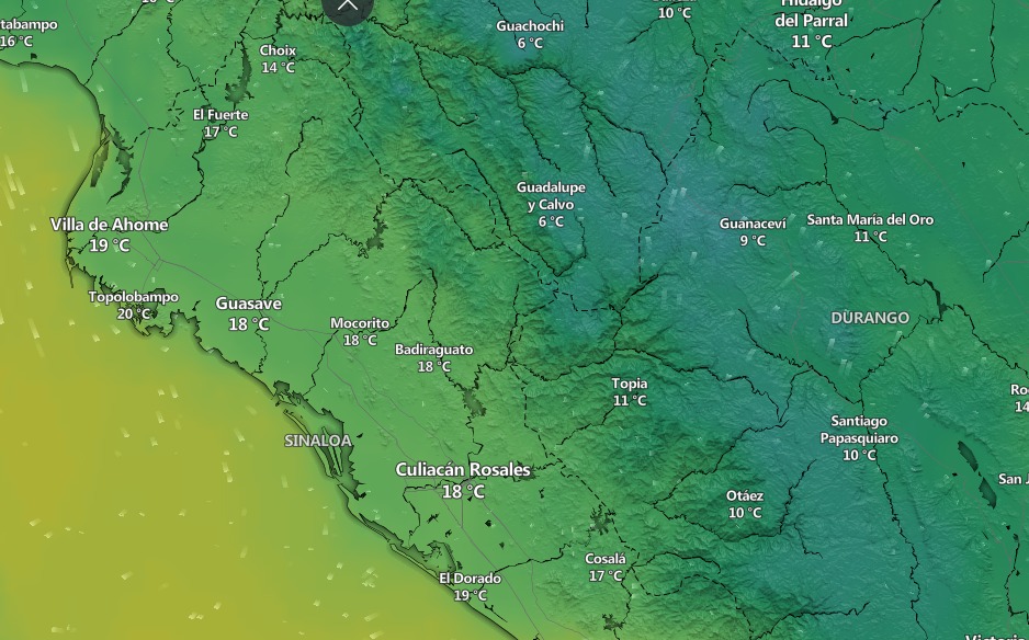 clima en sinaloa y mexico