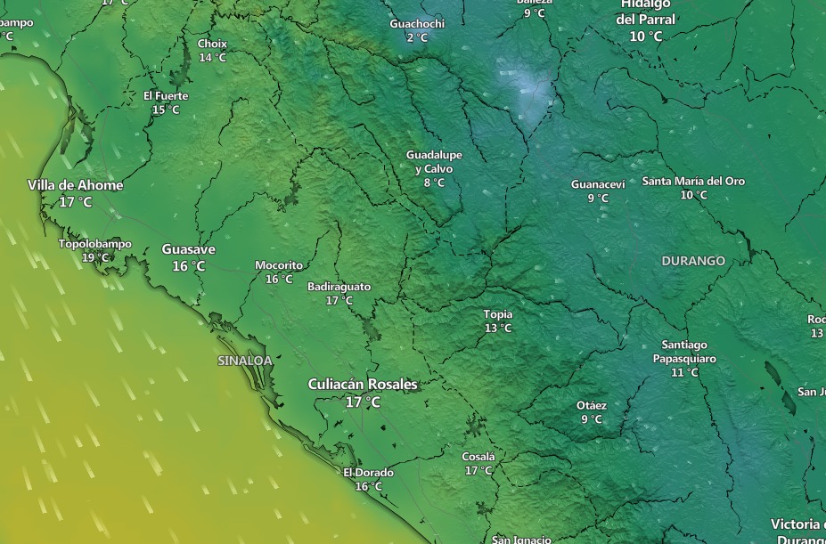 clima en sinaoa y mexico