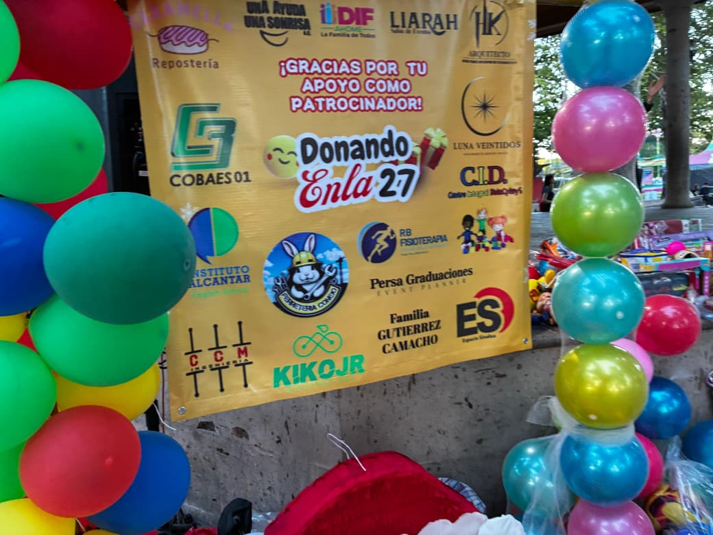 Colecta de juguetes en Los Mochis, Sinaloa