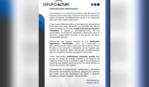 Comunicado de Grupo Altum