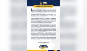 Comunicado de la UAS