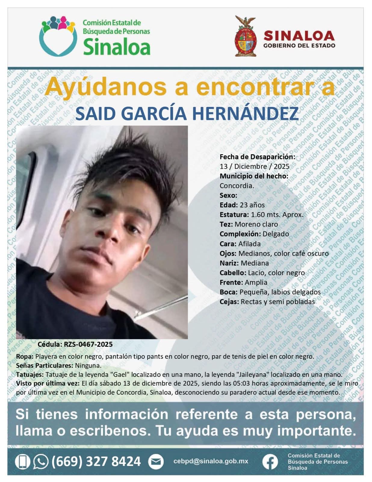 desaparecidos en concordia