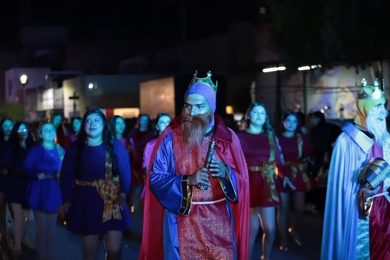 Desfile navideño en Guasave, Sinaloa
