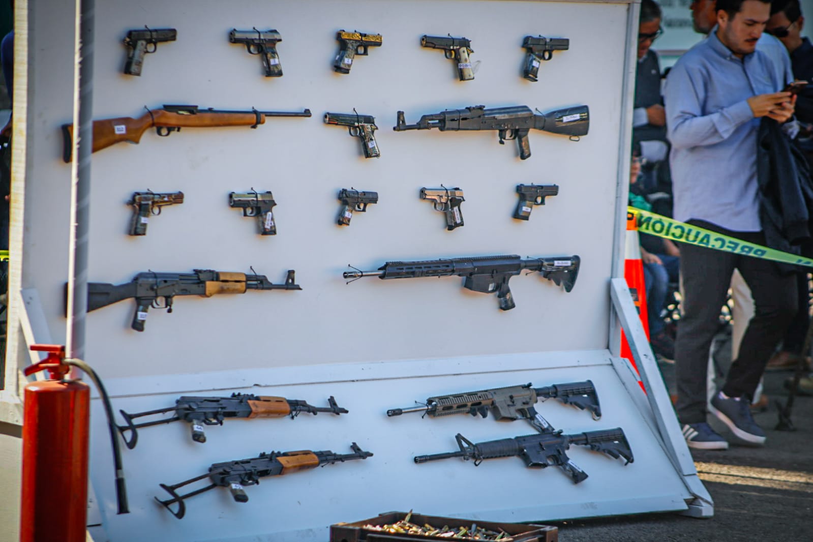Destrucción de armas decomisadas y donadas en Sinaloa