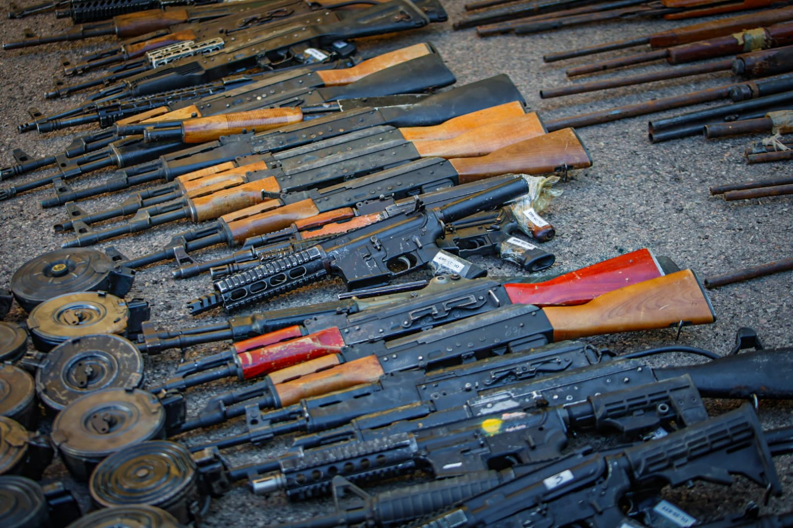 Destrucción de armas decomisadas y donadas en Sinaloa