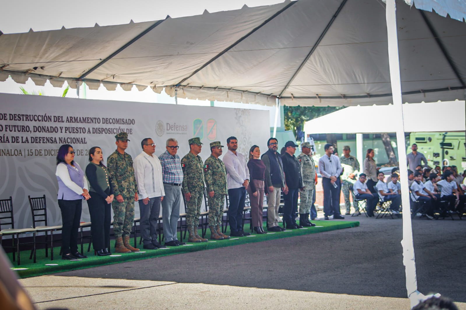 Destrucción de armas decomisadas y donadas en Sinaloa