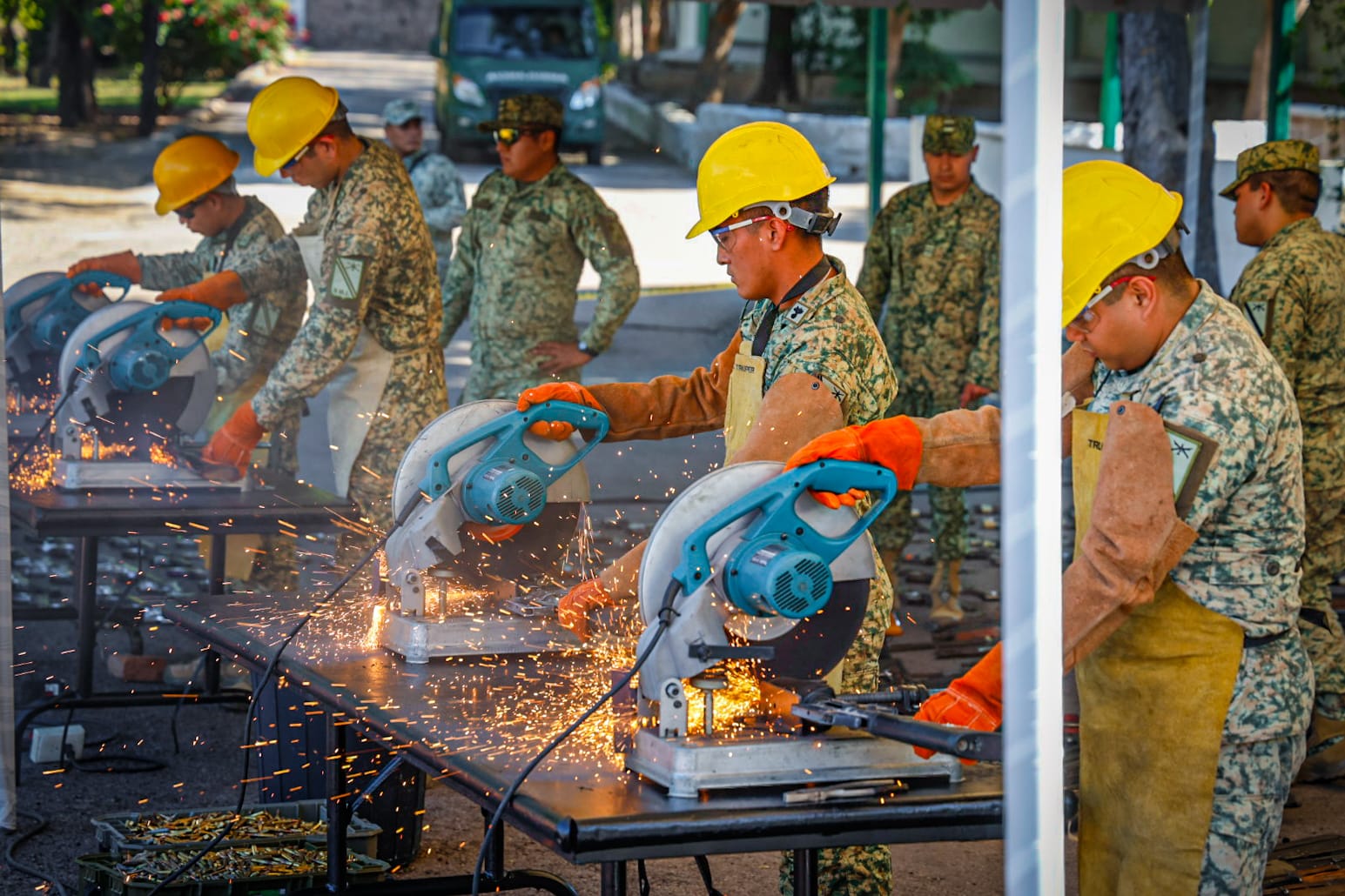 Destrucción de armas decomisadas y donadas en Sinaloa