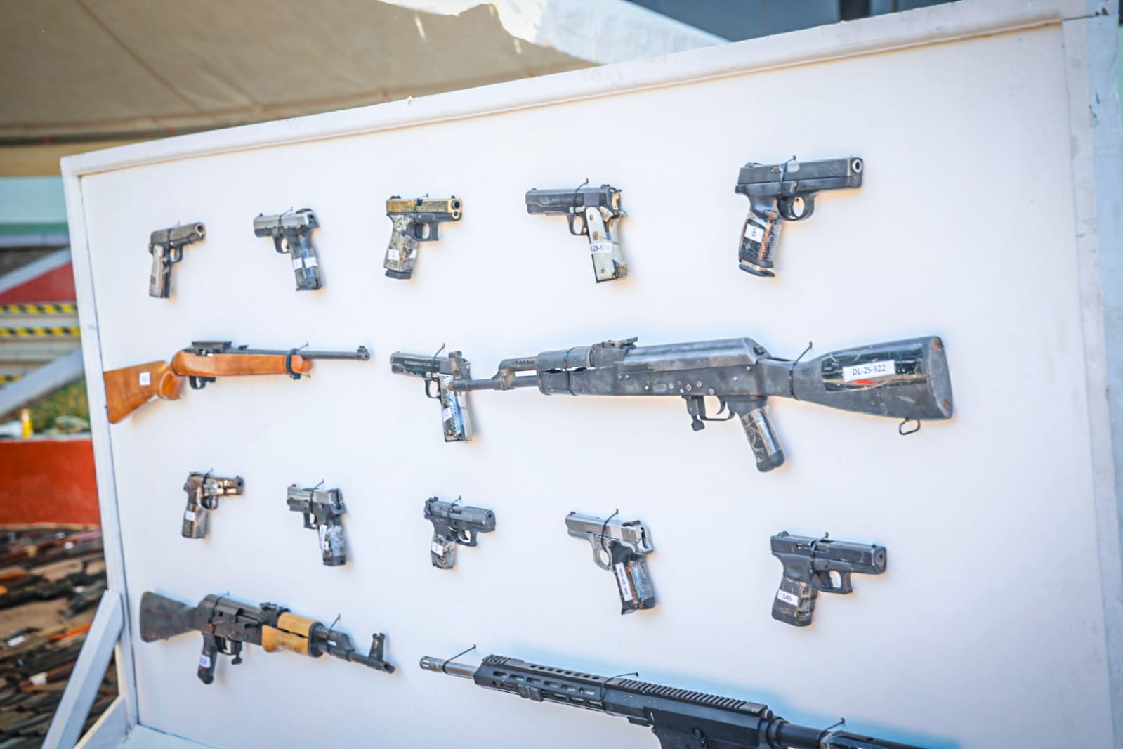 Destrucción de armas decomisadas y donadas en Sinaloa