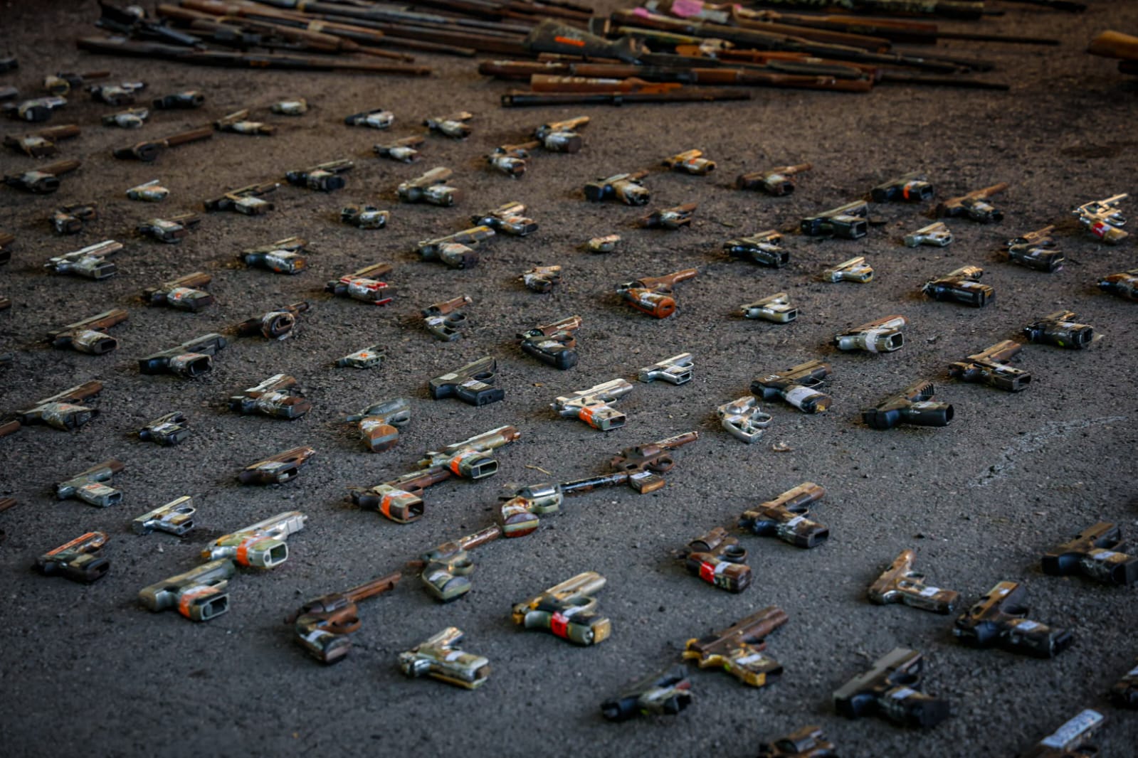 Destrucción de armas decomisadas y donadas en Sinaloa