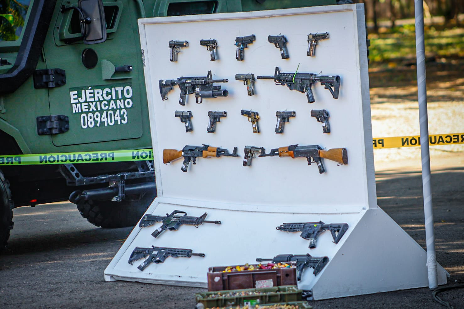 Destrucción de armas decomisadas y donadas en Sinaloa