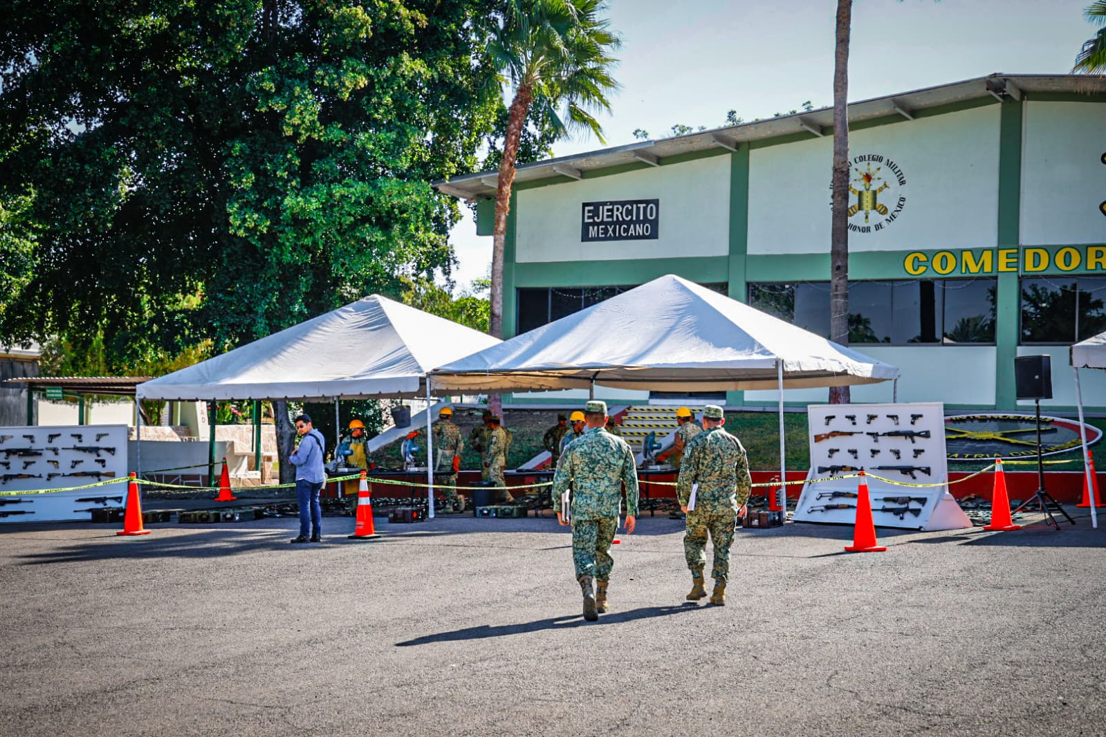 Destrucción de armas decomisadas y donadas en Sinaloa
