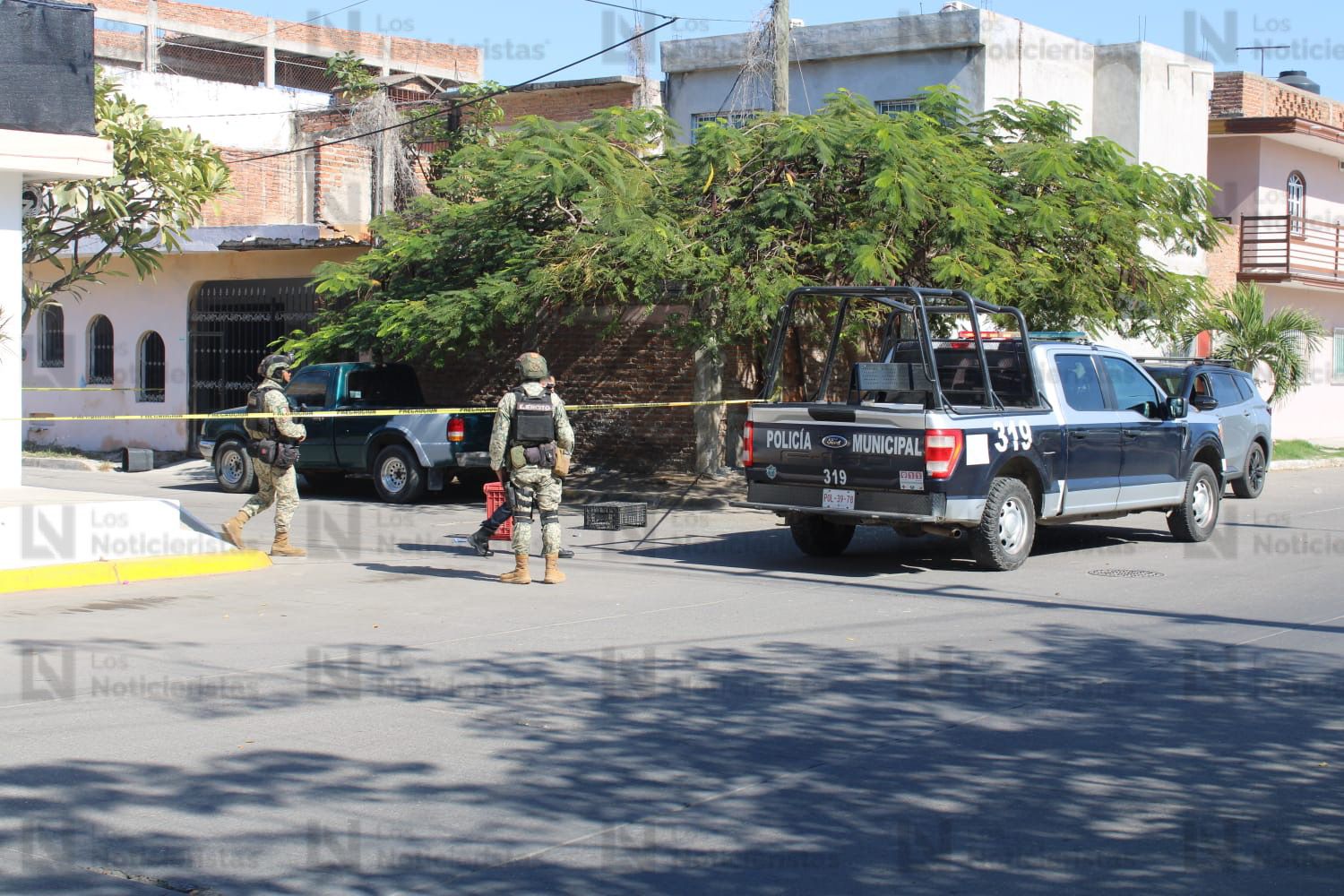 Detonaciones de arma de fuego en la colonia Jaramillo en Mazatlan