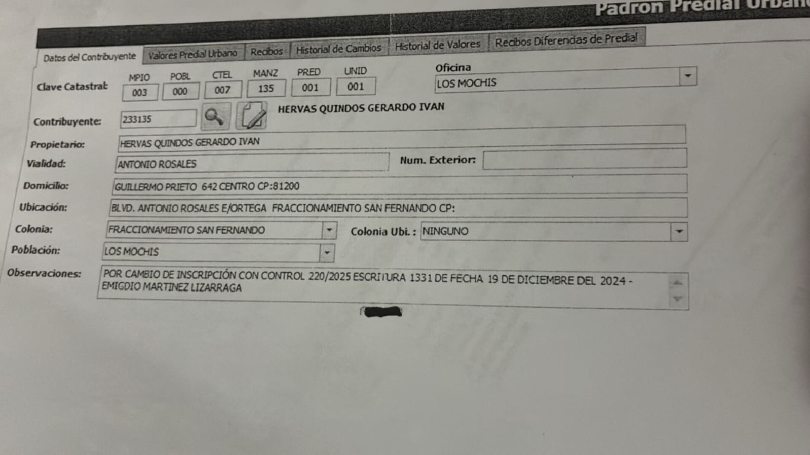 documento tres de vecinos de la san fernando compra de area verde por exalcalde de ahome