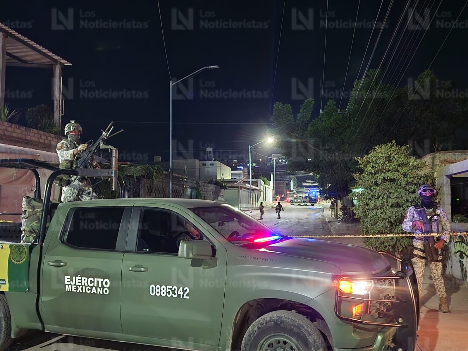 Ejército resguarda lugar donde dos hombres fueron asesinados en Culiacán