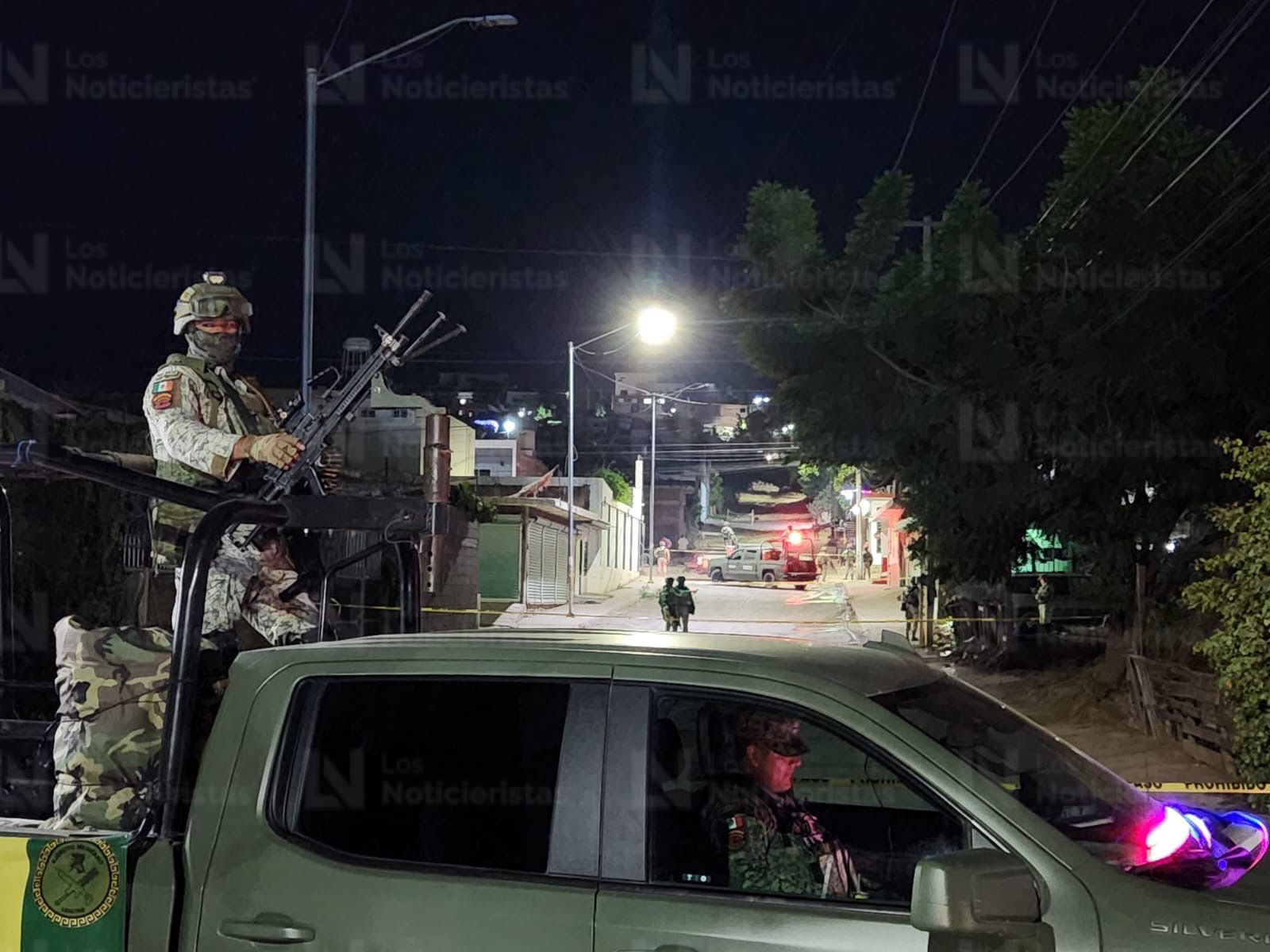 Ejército resguarda lugar donde dos hombres fueron asesinados en Culiacán