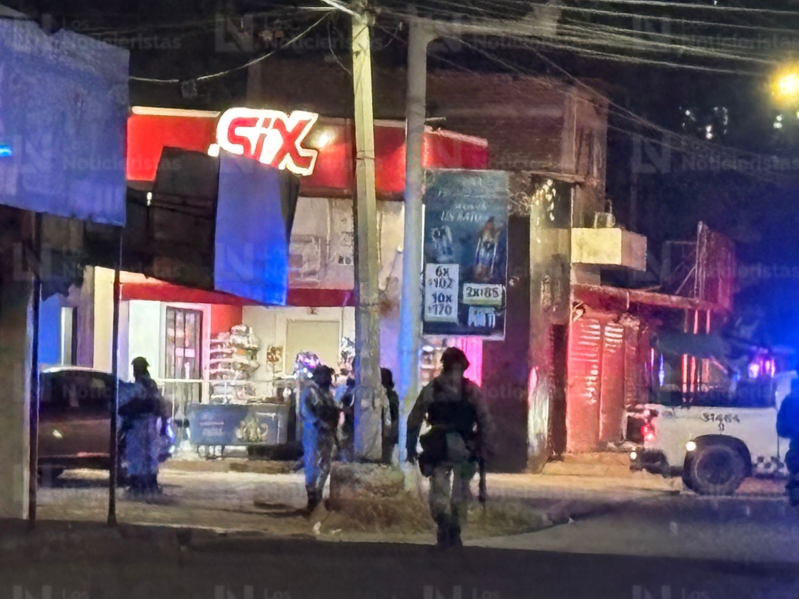 Guardia Nacional resguardan escena del crimen en Culiacán