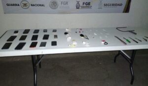 Por segunda ocasión en el día, encuentran objetos prohibidos en revisión al penal de Aguaruto