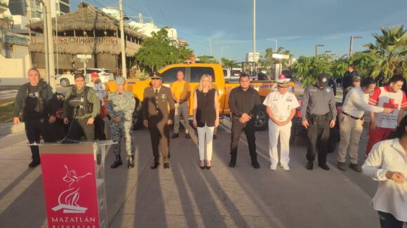 Con 2,500 elementos, arranca el Operativo de Seguridad Guadalupe-Reyes en Mazatlán, Sinaloa