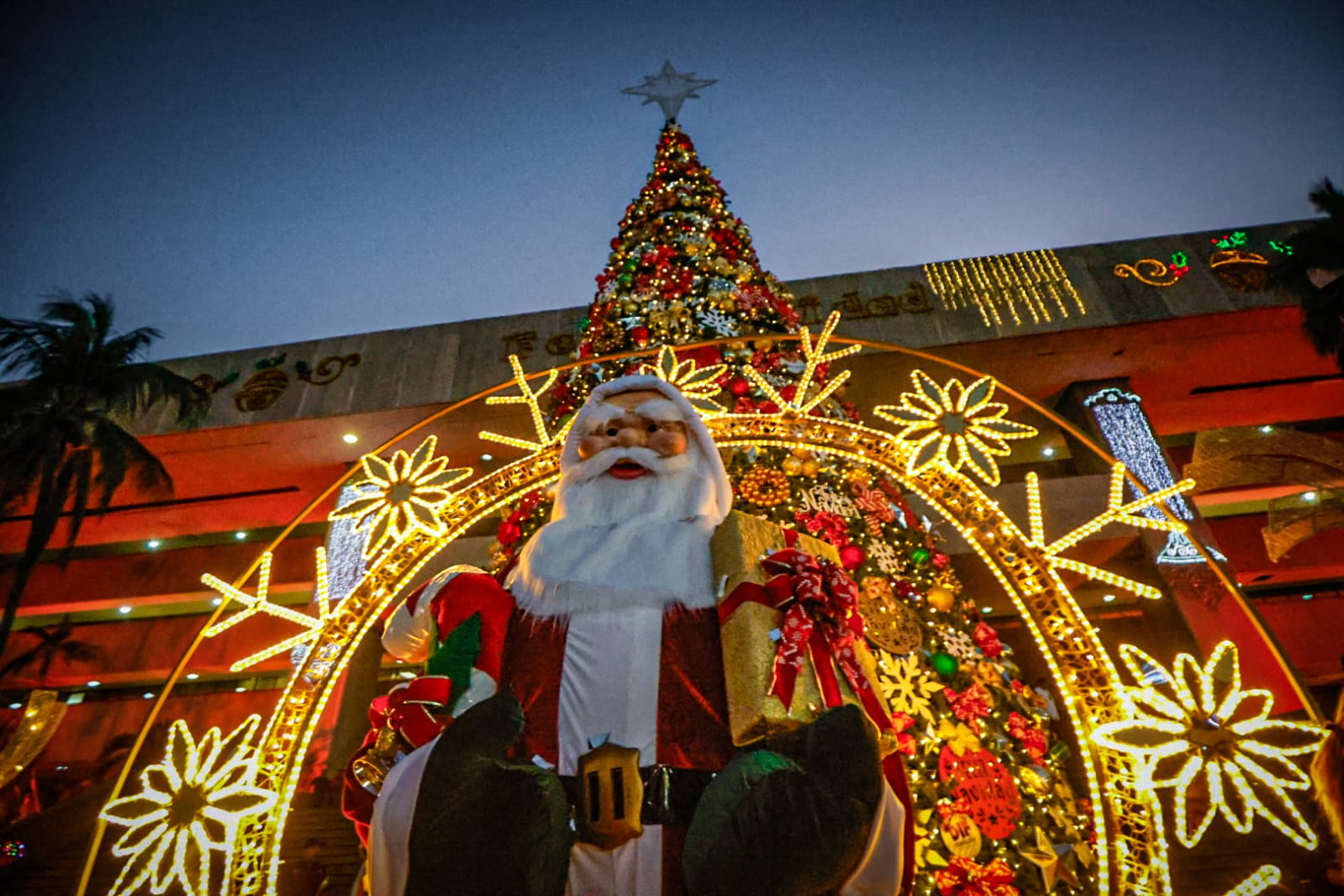 Encendido del Árbol de la Navidad en Culiacán