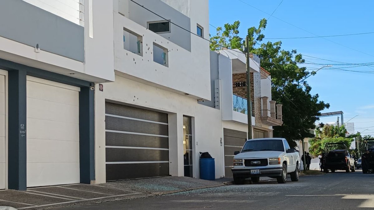 encuentran otra casa tiroteada en culiacan sinaloa