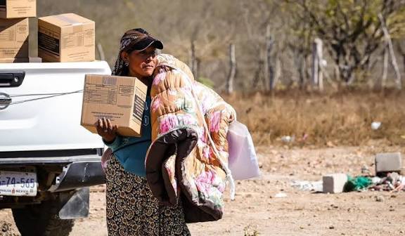 entrega de apoyos invernales