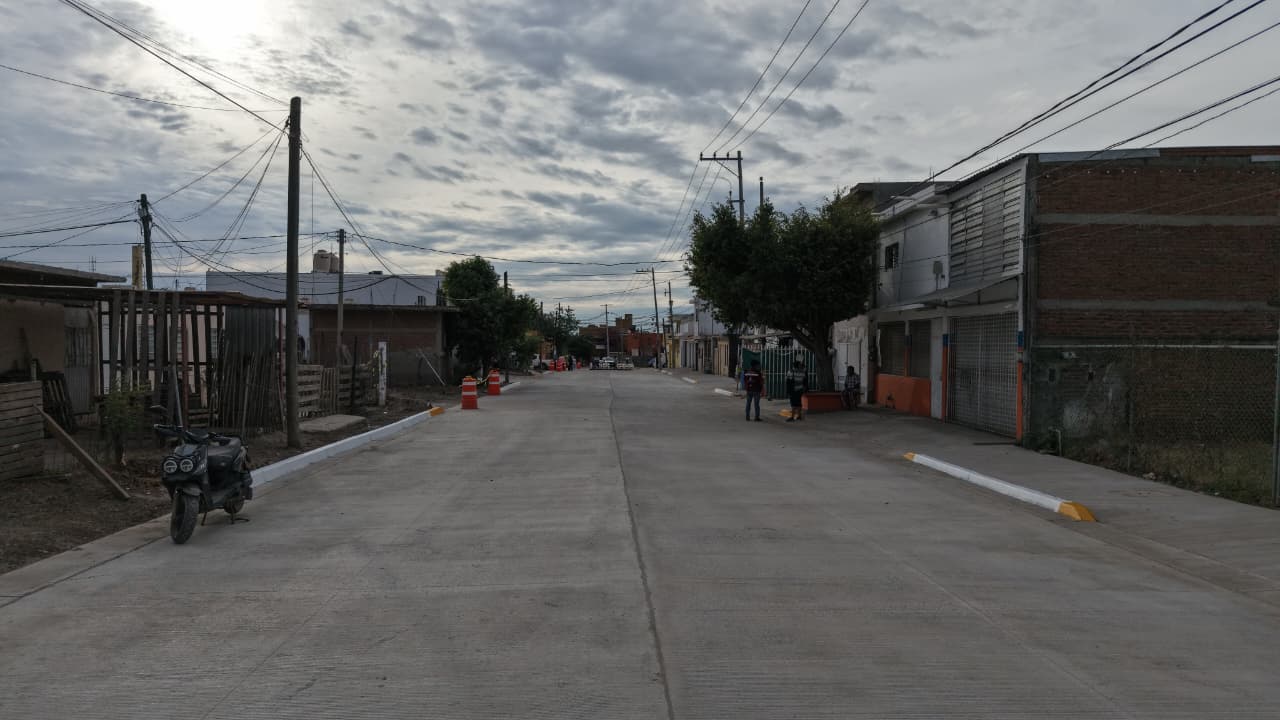 Entrega de calles pavimentadas en Mazatlán, Sinaloa