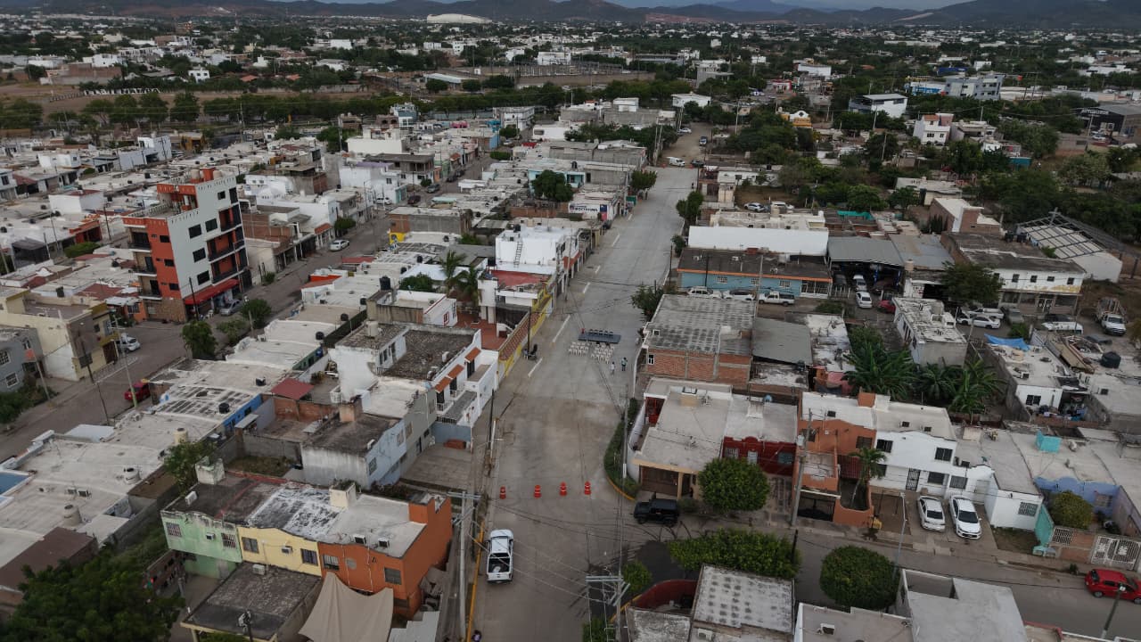 Entrega de calles pavimentadas en Mazatlán, Sinaloa