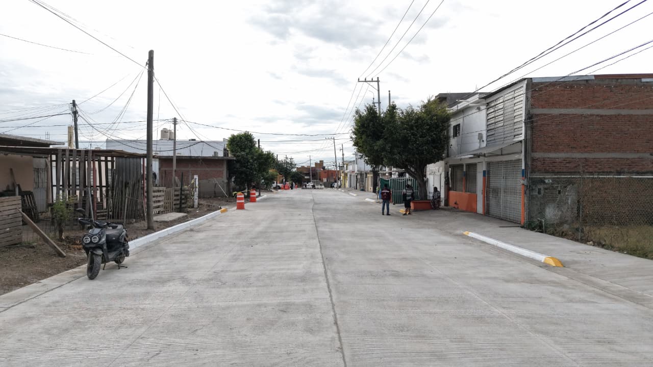Entrega de calles pavimentadas en Mazatlán, Sinaloa