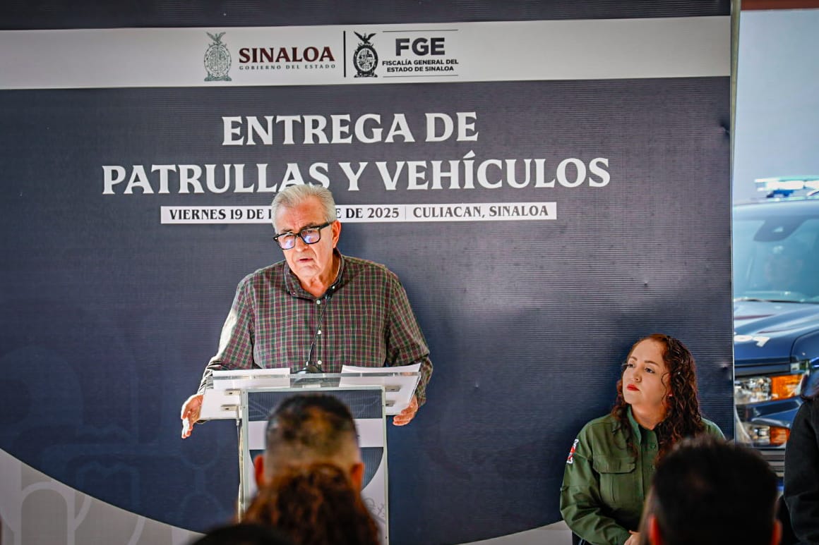Entrega de Patrullas y Vehículos, Fiscalía General del Estado de Sinaloa