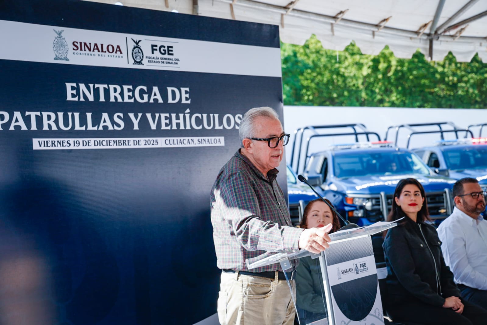 Entrega de Patrullas y Vehículos, Fiscalía General del Estado de Sinaloa
