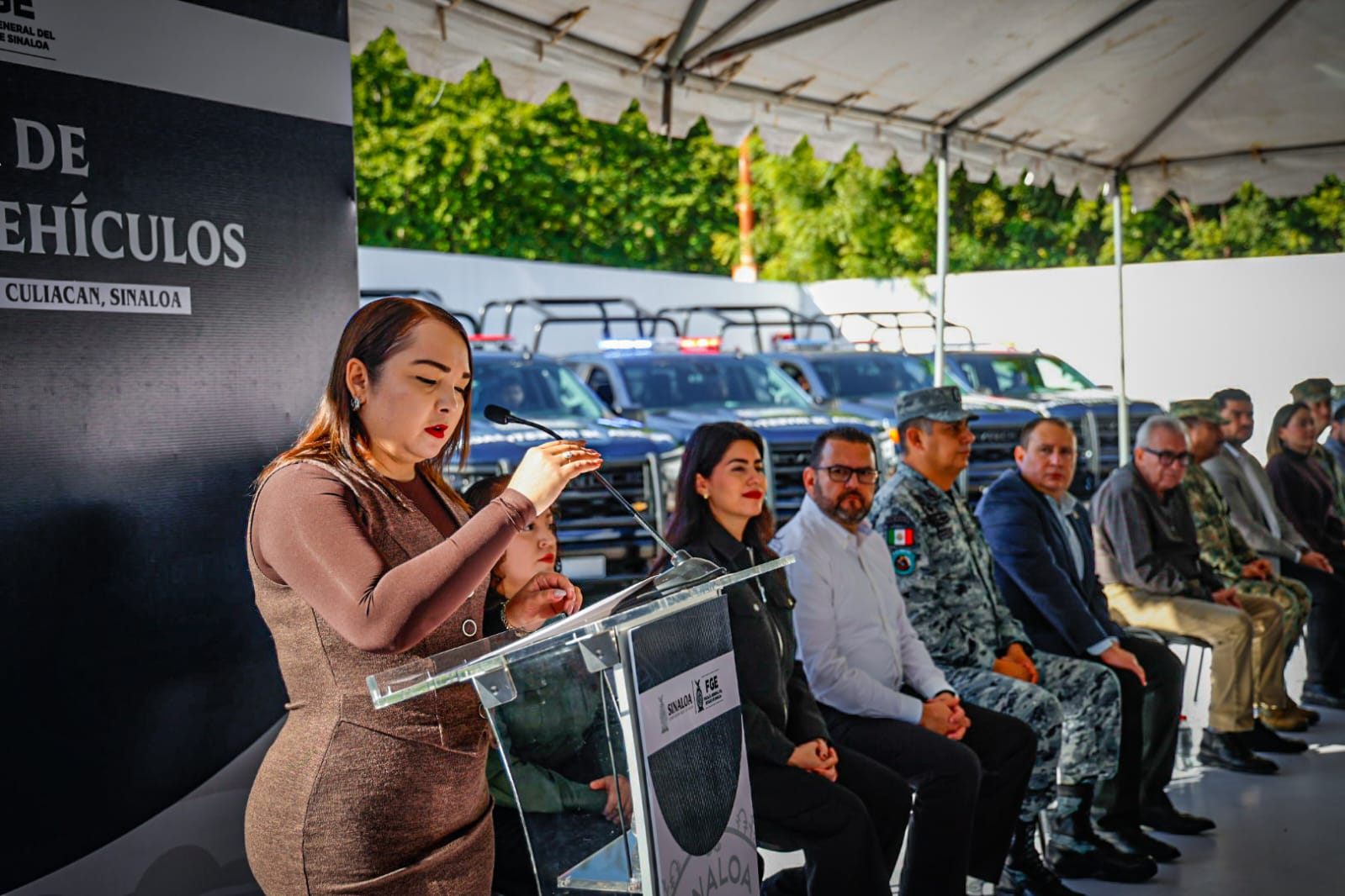 Entrega de Patrullas y Vehículos, Fiscalía General del Estado de Sinaloa