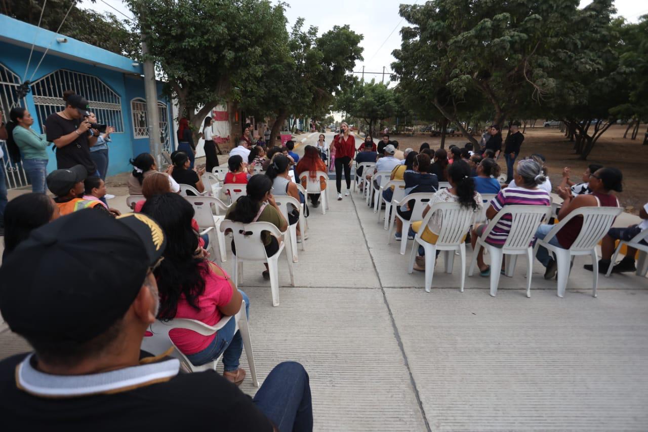 Entregan dos vialidades en Hacienda de Urías, Mazatlán