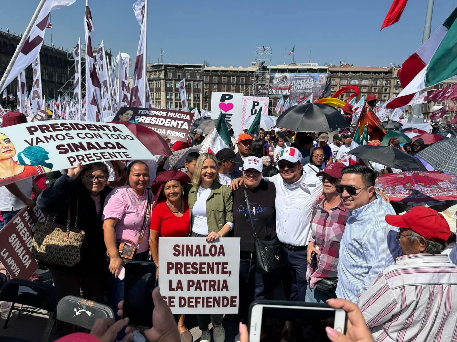 estrella palacios alista para viajar al zocalo de la CDMX