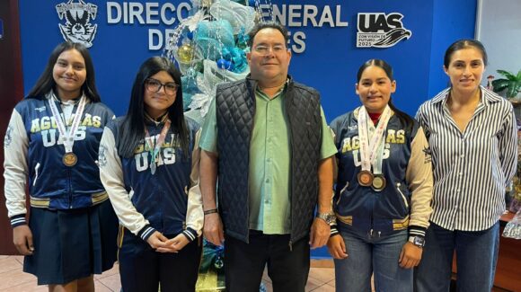 Deportistas de Culiacancito visitan la Dirección General de Deportes UAS