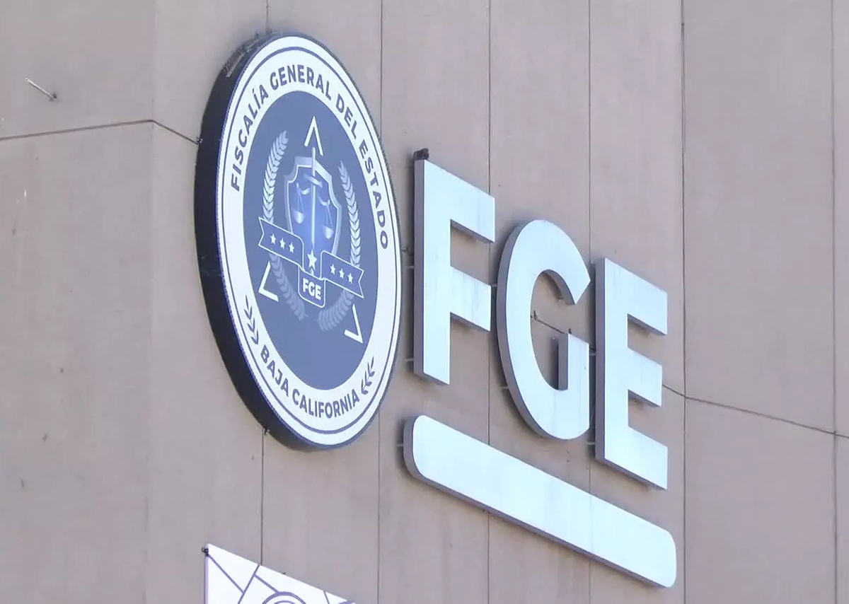 Fachada de la Fiscalía de Baja California