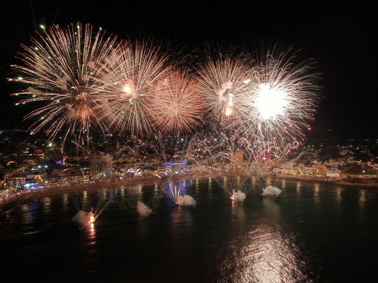 fuegos artificiales Mazatlán