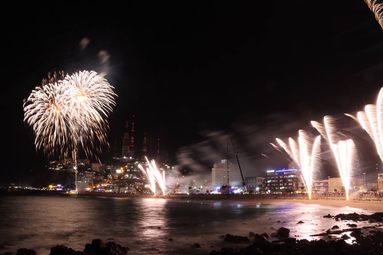 fuegos artificiales Mazatlán