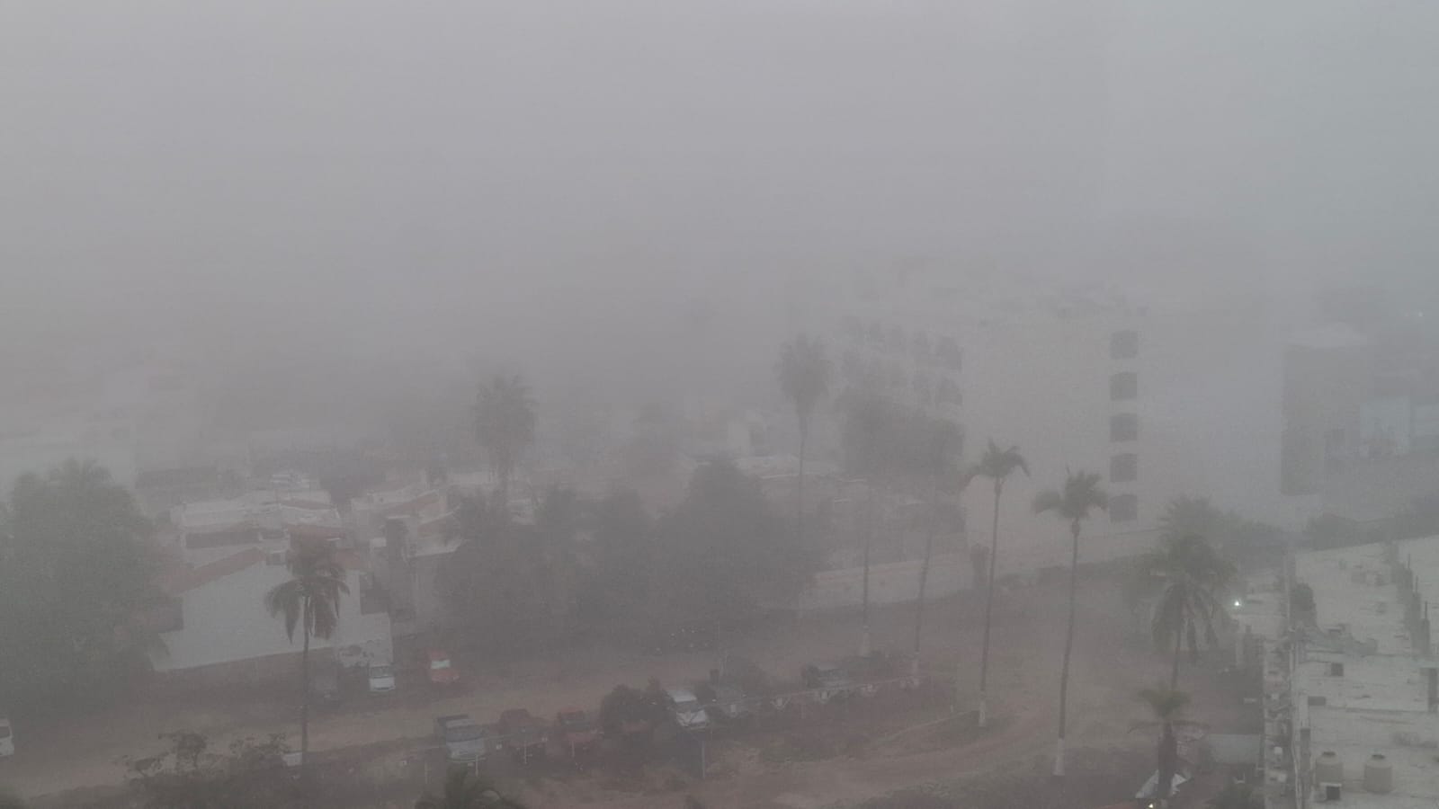 fuerte niebla amanecio esta mañana en mazatlan