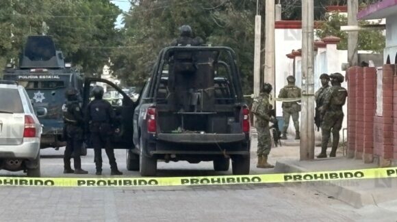 Fuerte operativo de la Marina y Policía Estatal tras balacera en San Pedro, Navolato; reportan detenidos
