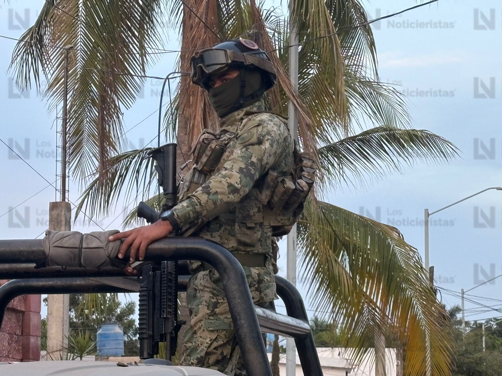 Fuerte operativo tras balacera en San Pedro, Navolato