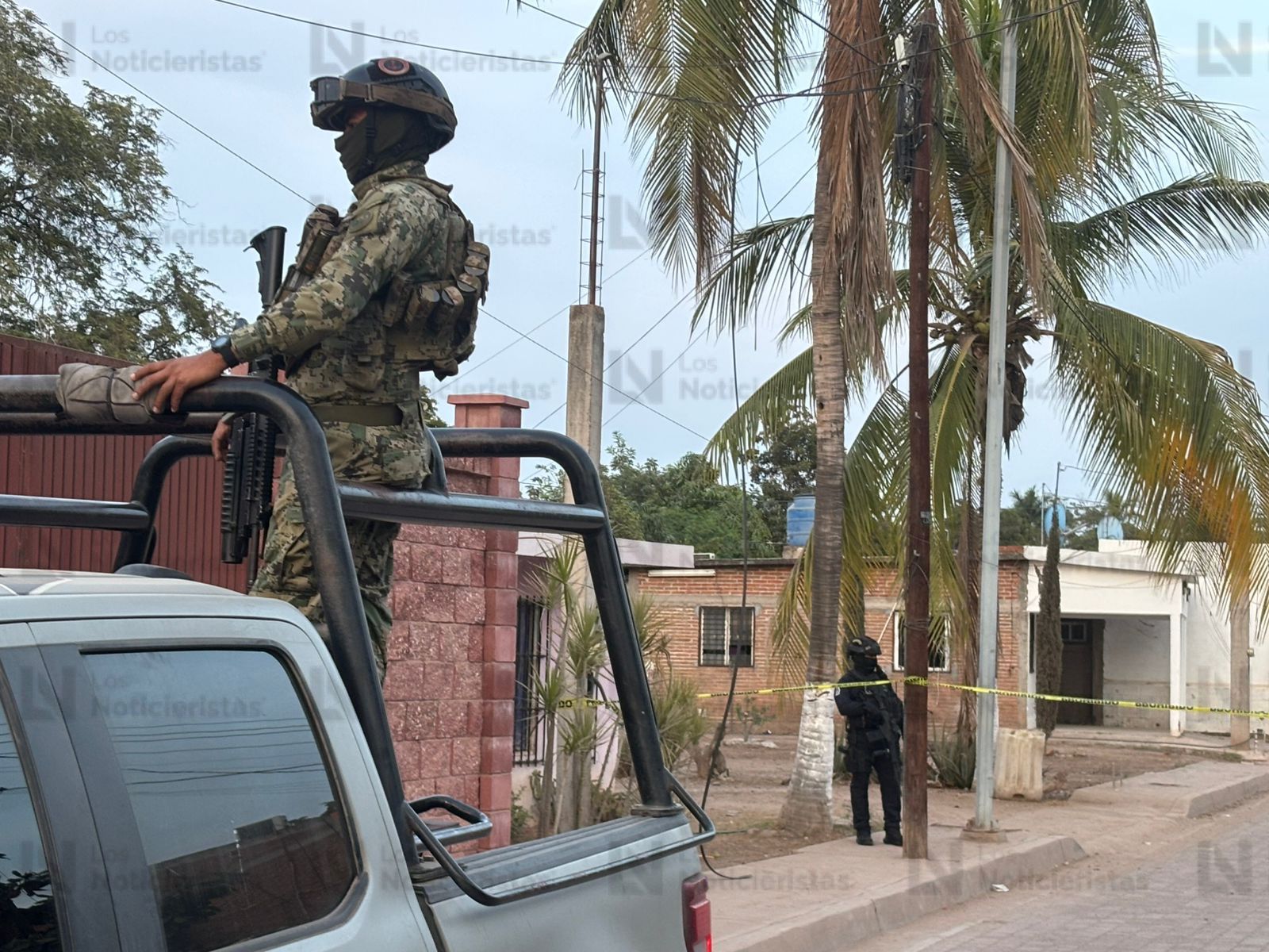 Fuerte operativo tras balacera en San Pedro, Navolato