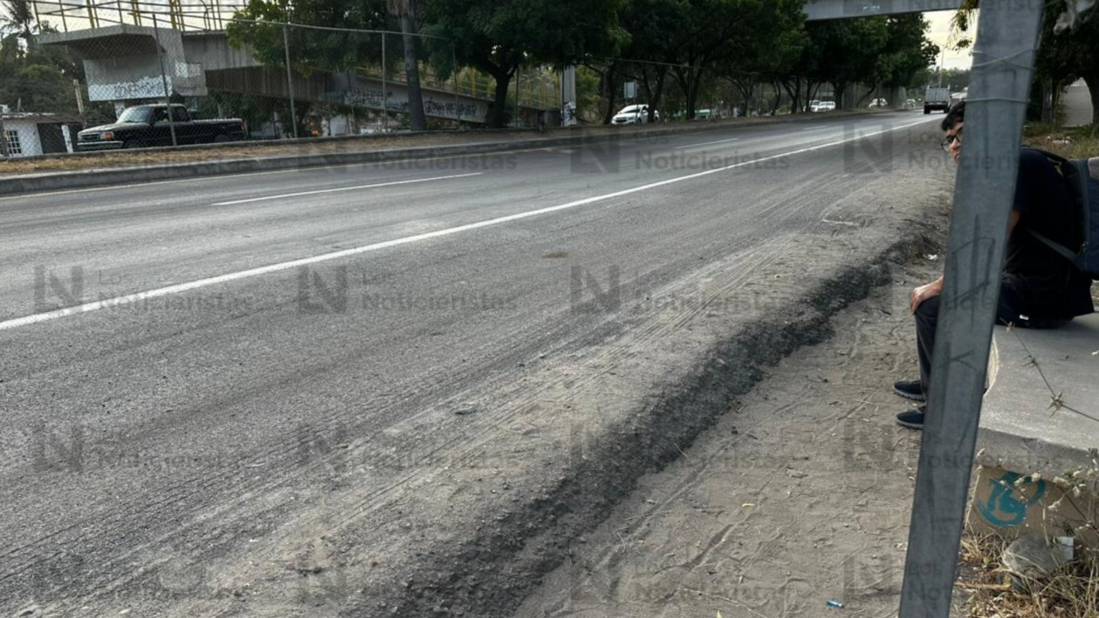 Parada en donde fue atropellada Vanessa Montserrat en Mazatlán