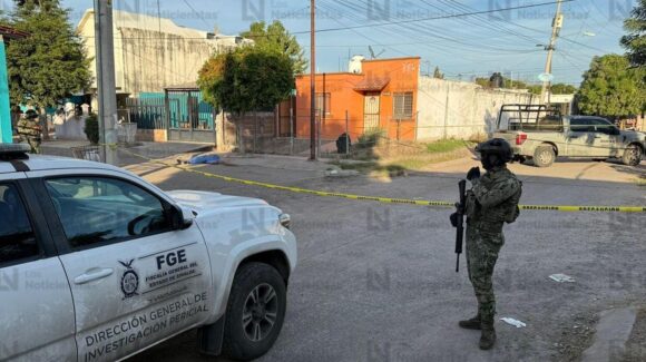 ¡Quedó tirado en medio de la calle! Ejecutan a navolatense en Santa Rocío de Culiacán, Sinaloa