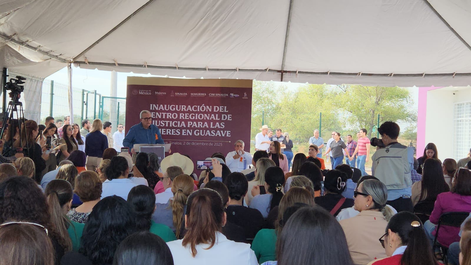 inauguración del cuarto centro de justicia para las mujeres en Guasave