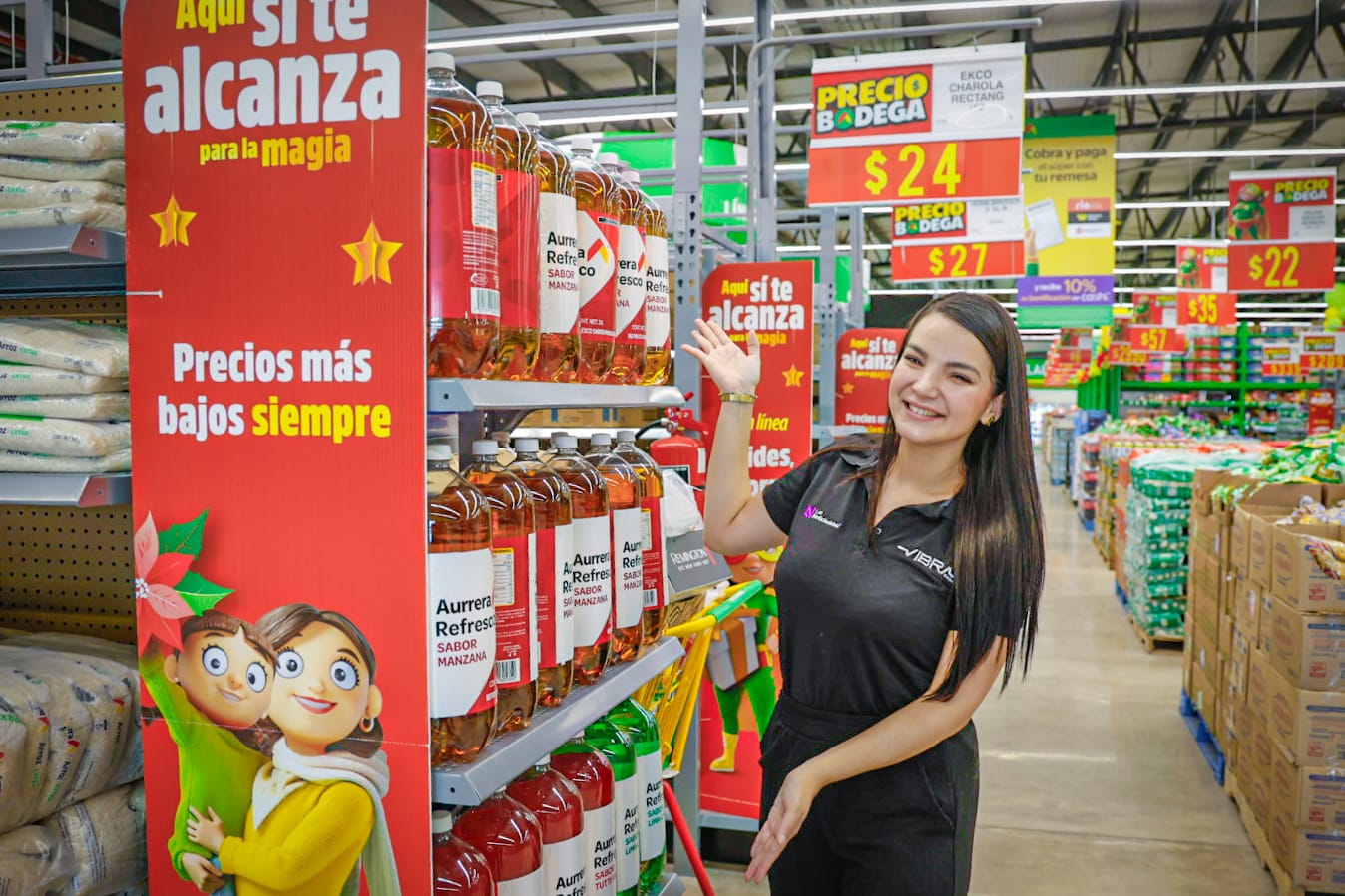 inauguran bodega aurrera en eldorado