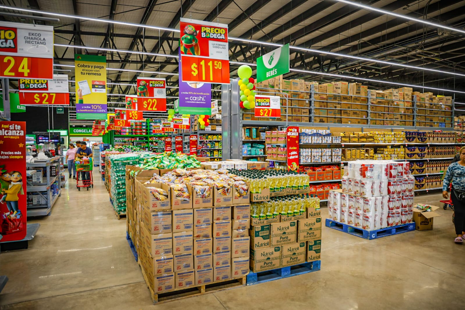 inauguran bodega aurrera en eldorado