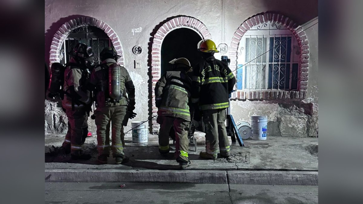 Bomberos apagan fuego en vivienda de la colonia Morelos de Mazatlán