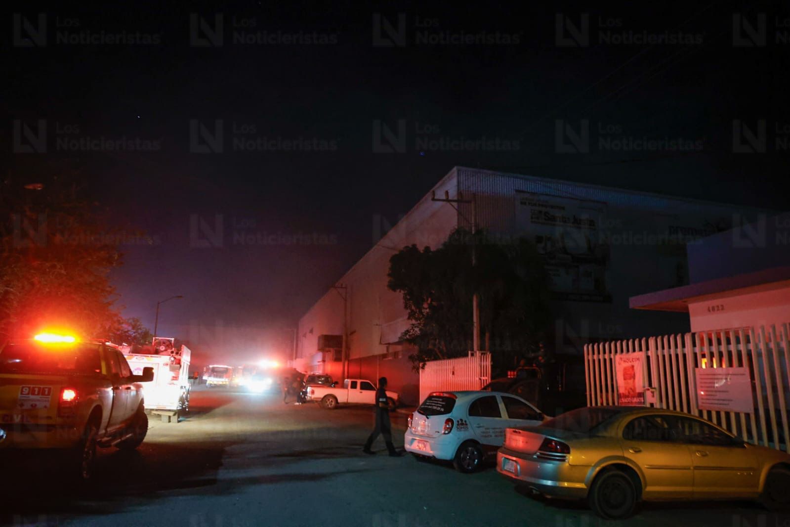 Incendio en bodega del sector Feria Ganadera, en Culiacán
