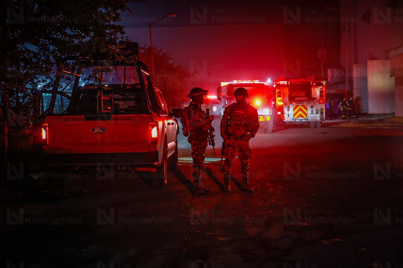 Incendio en bodega del sector Feria Ganadera, en Culiacán